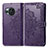 Funda de Cuero Cartera con Soporte Patron de Moda Carcasa para Sharp Aquos R8 Morado