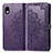 Funda de Cuero Cartera con Soporte Patron de Moda Carcasa para Sony Xperia Ace III Morado