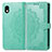 Funda de Cuero Cartera con Soporte Patron de Moda Carcasa para Sony Xperia Ace III SOG08 Verde