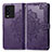 Funda de Cuero Cartera con Soporte Patron de Moda Carcasa para Vivo iQOO 9T 5G Morado