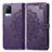 Funda de Cuero Cartera con Soporte Patron de Moda Carcasa para Vivo V21 5G Morado