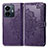 Funda de Cuero Cartera con Soporte Patron de Moda Carcasa para Vivo Y77 5G Morado