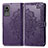 Funda de Cuero Cartera con Soporte Patron de Moda Carcasa para Xiaomi Civi 1S 5G Morado