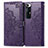 Funda de Cuero Cartera con Soporte Patron de Moda Carcasa para Xiaomi Mi 10S 5G Morado