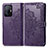 Funda de Cuero Cartera con Soporte Patron de Moda Carcasa para Xiaomi Mi 11T Pro 5G Morado