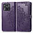 Funda de Cuero Cartera con Soporte Patron de Moda Carcasa para Xiaomi Redmi 10C 4G Morado