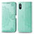 Funda de Cuero Cartera con Soporte Patron de Moda Carcasa para Xiaomi Redmi 9A Verde