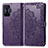 Funda de Cuero Cartera con Soporte Patron de Moda Carcasa para Xiaomi Redmi K50 Gaming 5G Morado