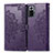 Funda de Cuero Cartera con Soporte Patron de Moda Carcasa para Xiaomi Redmi Note 10 Pro 4G Morado