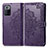 Funda de Cuero Cartera con Soporte Patron de Moda Carcasa para Xiaomi Redmi Note 10 Pro 5G Morado