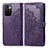 Funda de Cuero Cartera con Soporte Patron de Moda Carcasa para Xiaomi Redmi Note 11 4G (2021) Morado