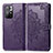 Funda de Cuero Cartera con Soporte Patron de Moda Carcasa para Xiaomi Redmi Note 11 5G Morado