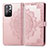 Funda de Cuero Cartera con Soporte Patron de Moda Carcasa para Xiaomi Redmi Note 11 5G Oro Rosa