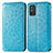 Funda de Cuero Cartera con Soporte Patron de Moda Carcasa S01D para Huawei Honor X10 Max 5G Azul