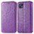 Funda de Cuero Cartera con Soporte Patron de Moda Carcasa S01D para Motorola Moto G50 5G Morado