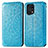 Funda de Cuero Cartera con Soporte Patron de Moda Carcasa S01D para Oppo Find X5 5G Azul