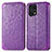 Funda de Cuero Cartera con Soporte Patron de Moda Carcasa S01D para Oppo Find X5 5G Morado