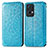 Funda de Cuero Cartera con Soporte Patron de Moda Carcasa S01D para Oppo Reno7 Pro 5G Azul