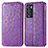 Funda de Cuero Cartera con Soporte Patron de Moda Carcasa S01D para Realme GT Master Explorer 5G Morado