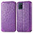 Funda de Cuero Cartera con Soporte Patron de Moda Carcasa S01D para Realme V11s 5G Morado