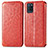 Funda de Cuero Cartera con Soporte Patron de Moda Carcasa S01D para Realme V11s 5G Rojo