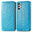 Funda de Cuero Cartera con Soporte Patron de Moda Carcasa S01D para Samsung Galaxy A13 4G Azul