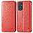 Funda de Cuero Cartera con Soporte Patron de Moda Carcasa S01D para Samsung Galaxy A15 4G Rojo