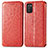 Funda de Cuero Cartera con Soporte Patron de Moda Carcasa S01D para Samsung Galaxy F02S SM-E025F Rojo