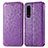 Funda de Cuero Cartera con Soporte Patron de Moda Carcasa S01D para Sony Xperia 5 III Morado