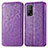 Funda de Cuero Cartera con Soporte Patron de Moda Carcasa S01D para Xiaomi Mi 10T 5G Morado