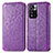 Funda de Cuero Cartera con Soporte Patron de Moda Carcasa S01D para Xiaomi Mi 11i 5G (2022) Morado