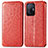 Funda de Cuero Cartera con Soporte Patron de Moda Carcasa S01D para Xiaomi Mi 11T 5G Rojo