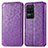 Funda de Cuero Cartera con Soporte Patron de Moda Carcasa S01D para Xiaomi Redmi K40S 5G Morado