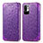 Funda de Cuero Cartera con Soporte Patron de Moda Carcasa S01D para Xiaomi Redmi Note 10T 5G Morado