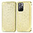 Funda de Cuero Cartera con Soporte Patron de Moda Carcasa S01D para Xiaomi Redmi Note 11S 5G Oro