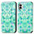 Funda de Cuero Cartera con Soporte Patron de Moda Carcasa S02D para Nothing Phone 2 Verde