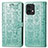 Funda de Cuero Cartera con Soporte Patron de Moda Carcasa S03D para Motorola Moto Edge 40 Pro 5G Verde