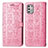 Funda de Cuero Cartera con Soporte Patron de Moda Carcasa S03D para Motorola Moto G Stylus (2021) Rosa