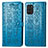 Funda de Cuero Cartera con Soporte Patron de Moda Carcasa S03D para Nokia G100 Azul