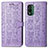 Funda de Cuero Cartera con Soporte Patron de Moda Carcasa S03D para Nokia XR21 Morado