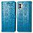 Funda de Cuero Cartera con Soporte Patron de Moda Carcasa S03D para Nothing Phone 2 Azul