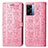 Funda de Cuero Cartera con Soporte Patron de Moda Carcasa S03D para OnePlus Nord N300 5G Rosa