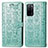 Funda de Cuero Cartera con Soporte Patron de Moda Carcasa S03D para Oppo A53s 5G Verde