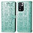 Funda de Cuero Cartera con Soporte Patron de Moda Carcasa S03D para Xiaomi Mi 11i 5G (2022) Verde