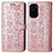 Funda de Cuero Cartera con Soporte Patron de Moda Carcasa S03D para Xiaomi Mi 11X 5G Oro Rosa