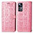 Funda de Cuero Cartera con Soporte Patron de Moda Carcasa S03D para Xiaomi Mi 12T Pro 5G Rosa