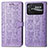 Funda de Cuero Cartera con Soporte Patron de Moda Carcasa S03D para Xiaomi Poco C40 Morado