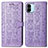 Funda de Cuero Cartera con Soporte Patron de Moda Carcasa S03D para Xiaomi Poco C50 Morado