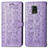 Funda de Cuero Cartera con Soporte Patron de Moda Carcasa S03D para Xiaomi Poco M2 Pro Morado