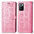 Funda de Cuero Cartera con Soporte Patron de Moda Carcasa S03D para Xiaomi Poco X3 GT 5G Rosa